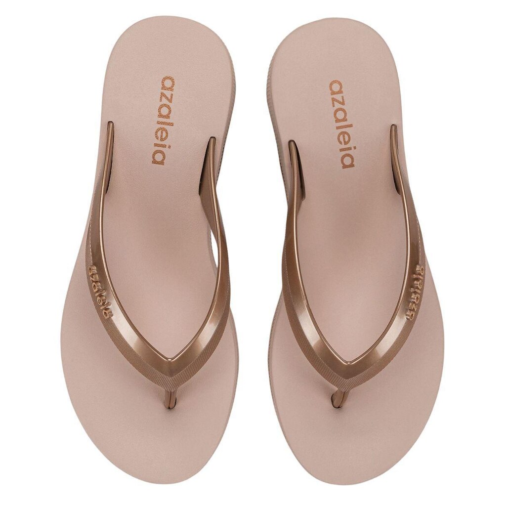 Chinelo Feminino Dedo Tiras Largas Sofisticado Elegante Azaleia