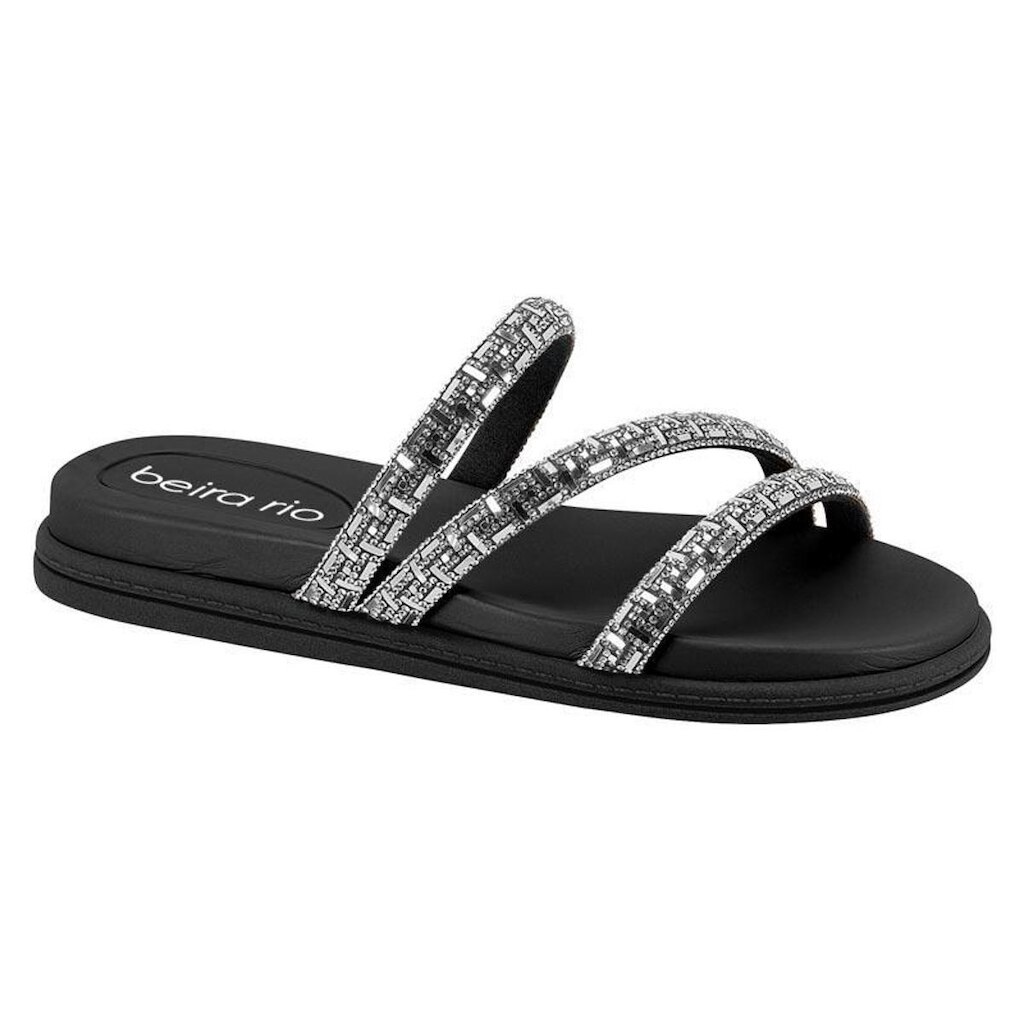 Chinelo Feminino Flat Com Brilho Beira Rio 8488.108