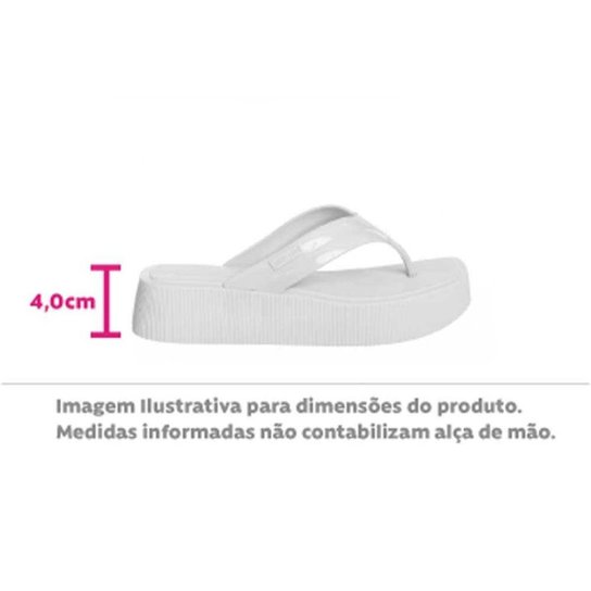 Chinelo Feminino Flatform Hit Preto Petite Jolie PJ6141-23