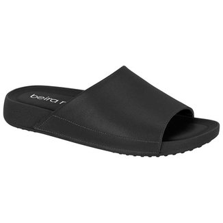 Chinelo Feminino Flatform Napa Preto Beira Rio 8542.102