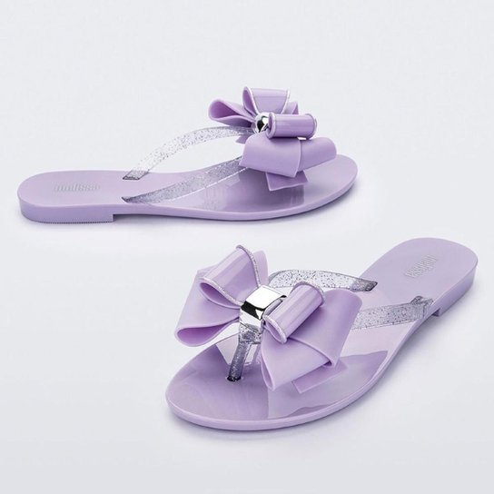 Chinelo Feminino Harmonic Sweet Melissa - Lilás Menor preço em Chinelo Feminino Harmonic Sweet Melissa - Lilás