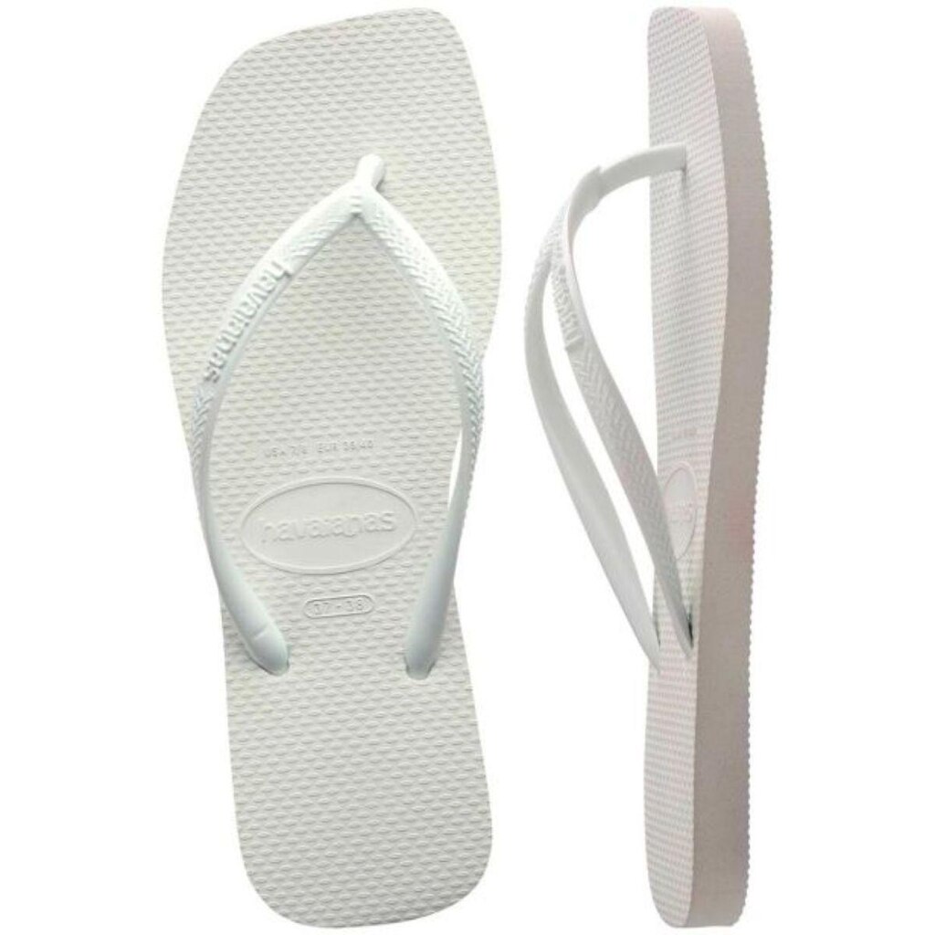 Chinelo Feminino Havaianas Estilo Quadrado Slim Square