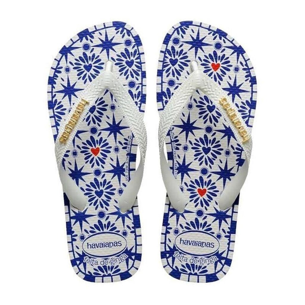 Chinelo Feminino Havaianas Top São Luis - Branco