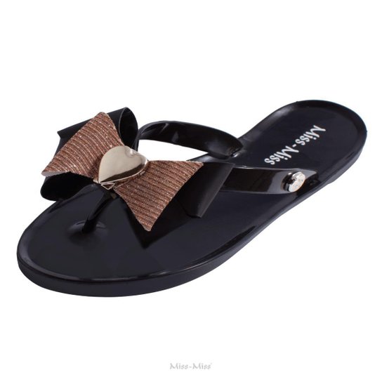 Chinelo Feminino Infantil Com Lacinho Miss Miss
