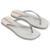 Chinelo Feminino Ipanema Edge Maxi Glow Glitter - Prata