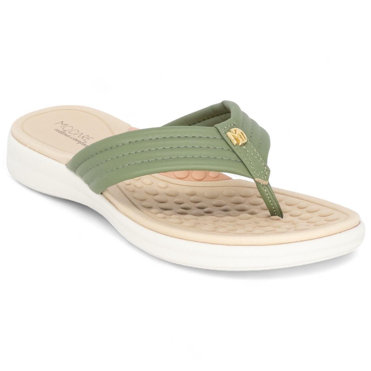 Chinelo Feminino Modare Anabela com Palmilha Ortopédica Menor preço em Chinelo Feminino Modare Anabela com Palmilha Ortopédica