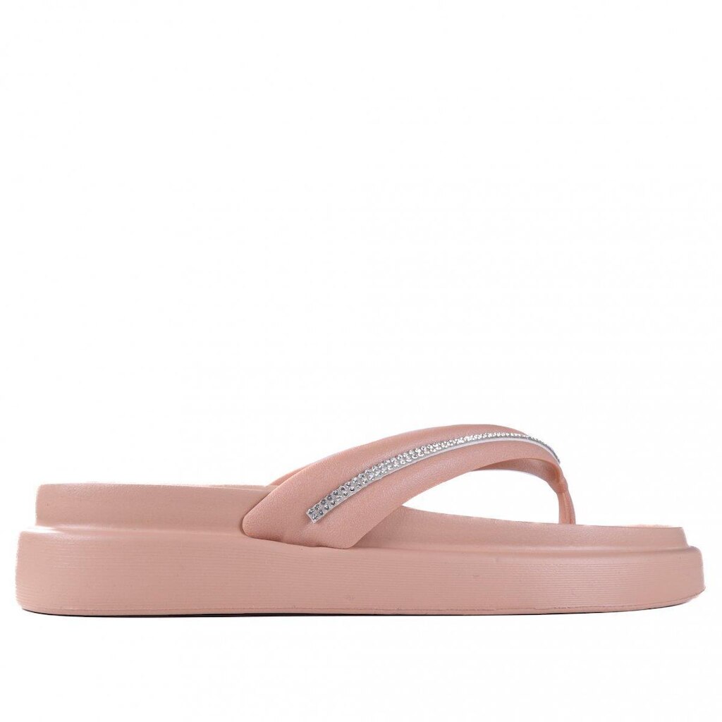 Chinelo Feminino Moleca com Aplicações de Brilho 5554,101