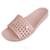 Chinelo Feminino Slide Trama Confortável com Furinhos Miss Miss - Marrom
