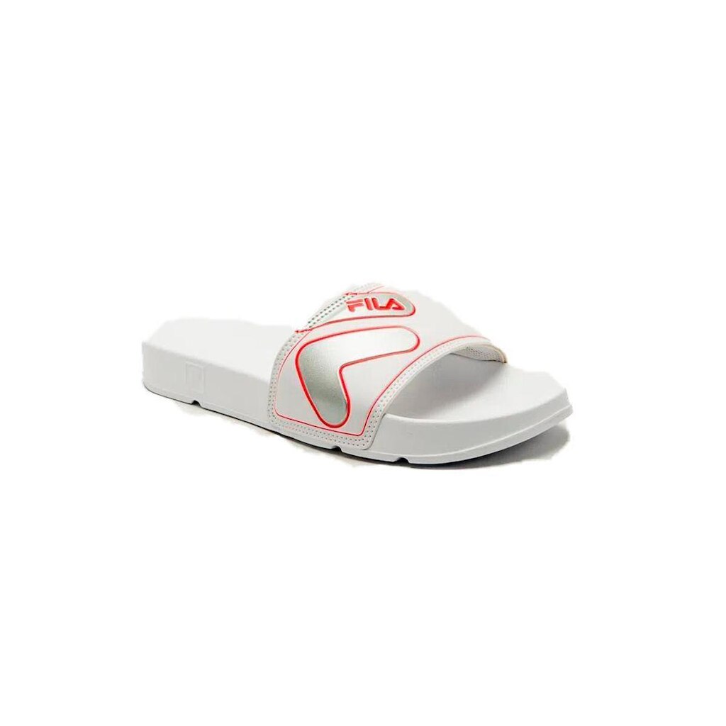 Chinelo Fila F-Beach Feminino - Branco e Vermelho