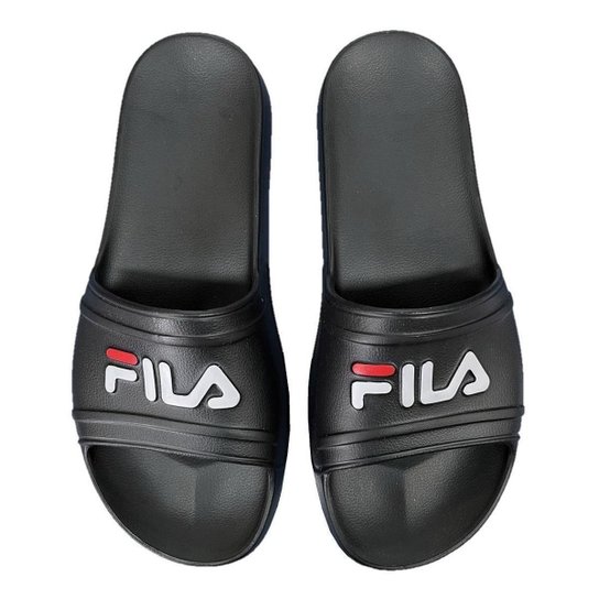 Chinelo Fila Flip Flop Sleek Feminino - Preto Menor preço em Chinelo Fila Flip Flop Sleek Feminino - Preto