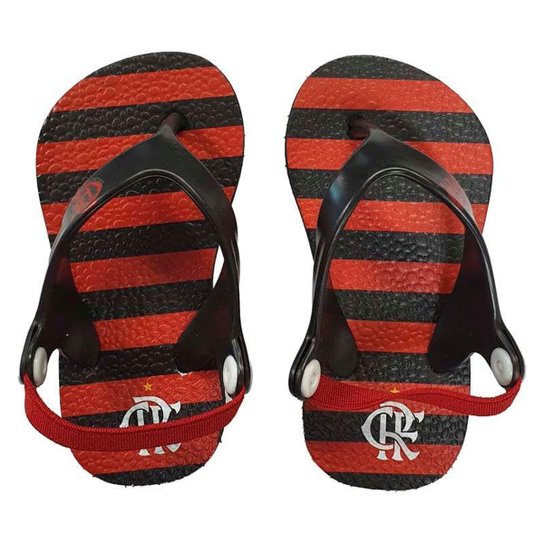 Chinelo Flamengo Baby Manto 1 2019 - Preto