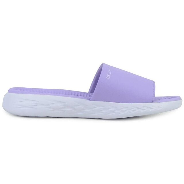 Chinelo Gaspea Skechers On The Go 600 Feminino Lilás