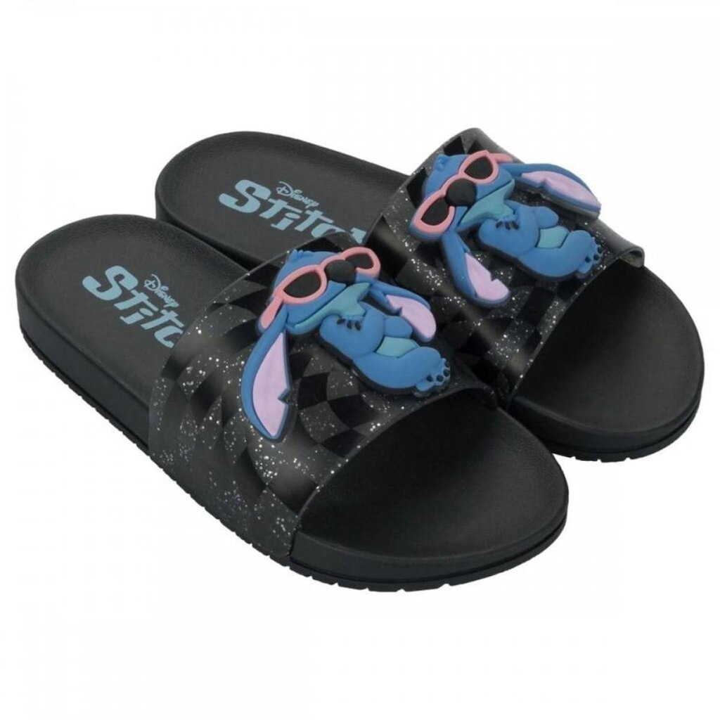 Chinelo Grendene Kids 23285 Mania Plus Stitch Slide Infantil