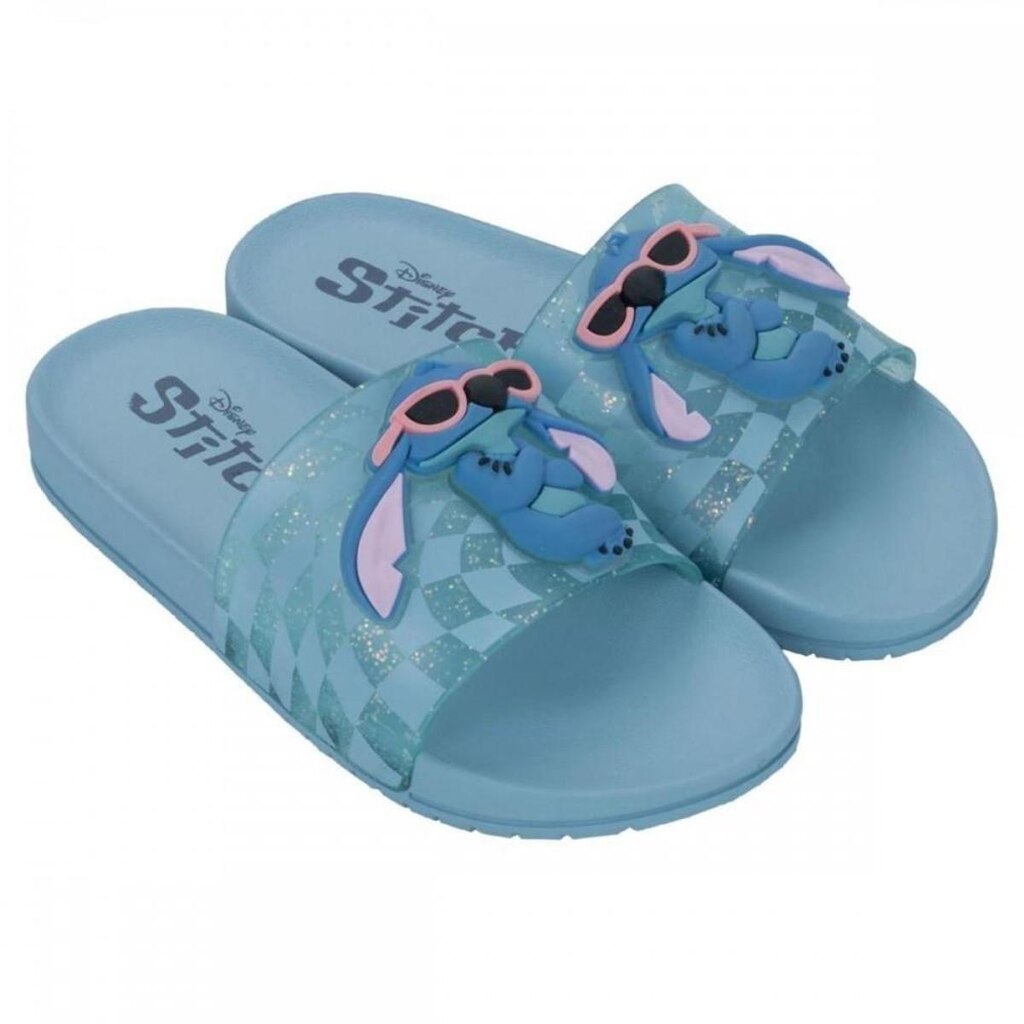 Chinelo Grendene Kids 23285 Mania Plus Stitch Slide Infantil