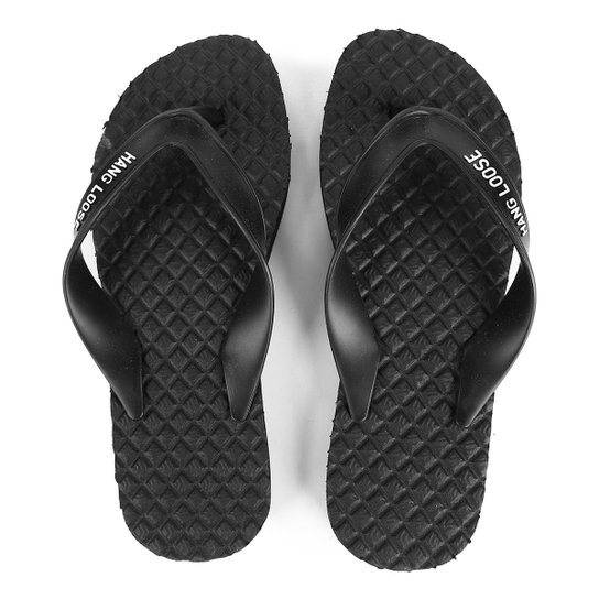 Chinelo Hang Loose Supra Deck Masculino - Preto