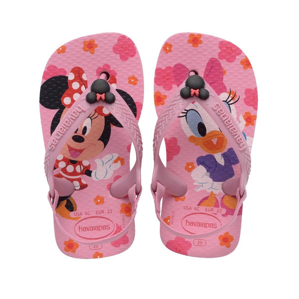 Chinelo Havaianas Baby Disney Classicos - Rosa Glow