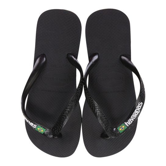 Chinelo Havaianas Brasil Logo - Preto é ruim? Chinelo Havaianas Brasil Logo - Preto é boa?