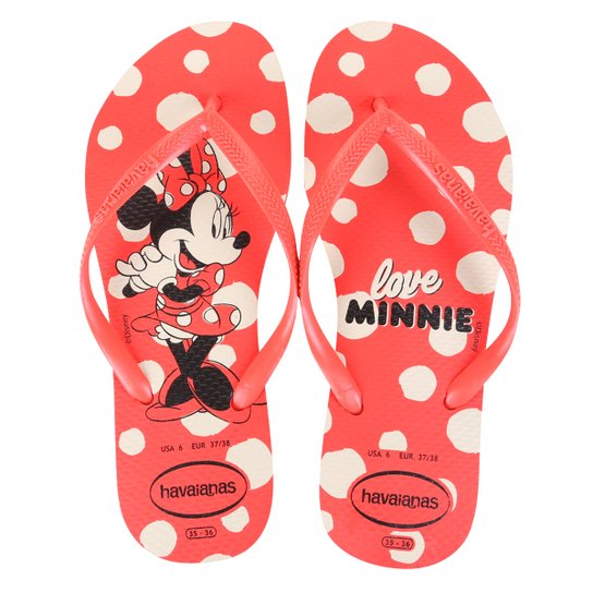 Chinelo Havaianas Disney Minnie FC Feminino - Vermelho é ruim? Chinelo Havaianas Disney Minnie FC Feminino - Vermelho é boa?