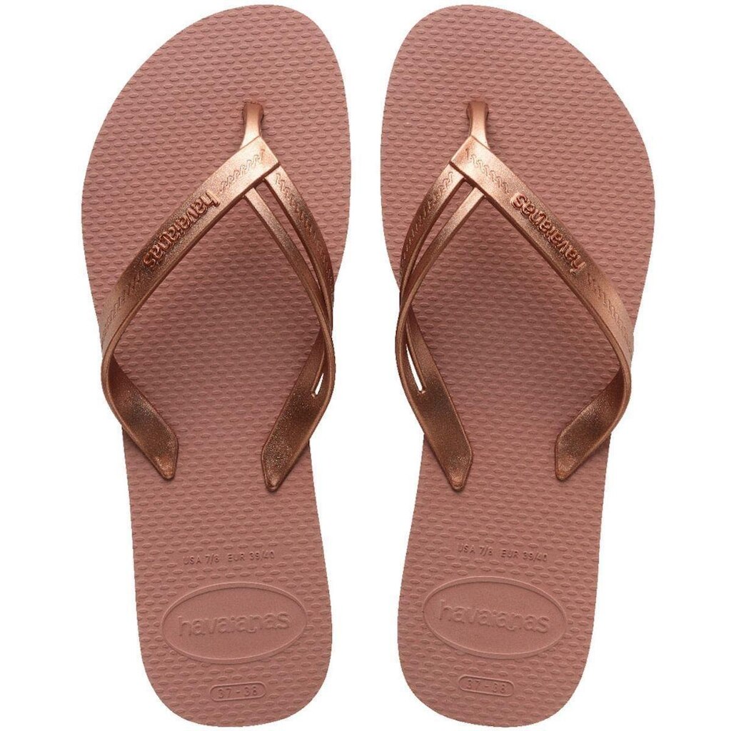 Chinelo Havaianas Elegance - Rosa - Tam 33/34