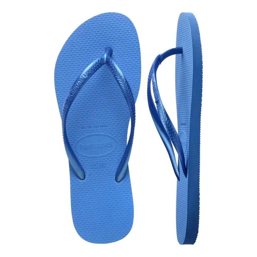 Chinelo Havaianas Feminino Tiras Finas Metalizada Slim