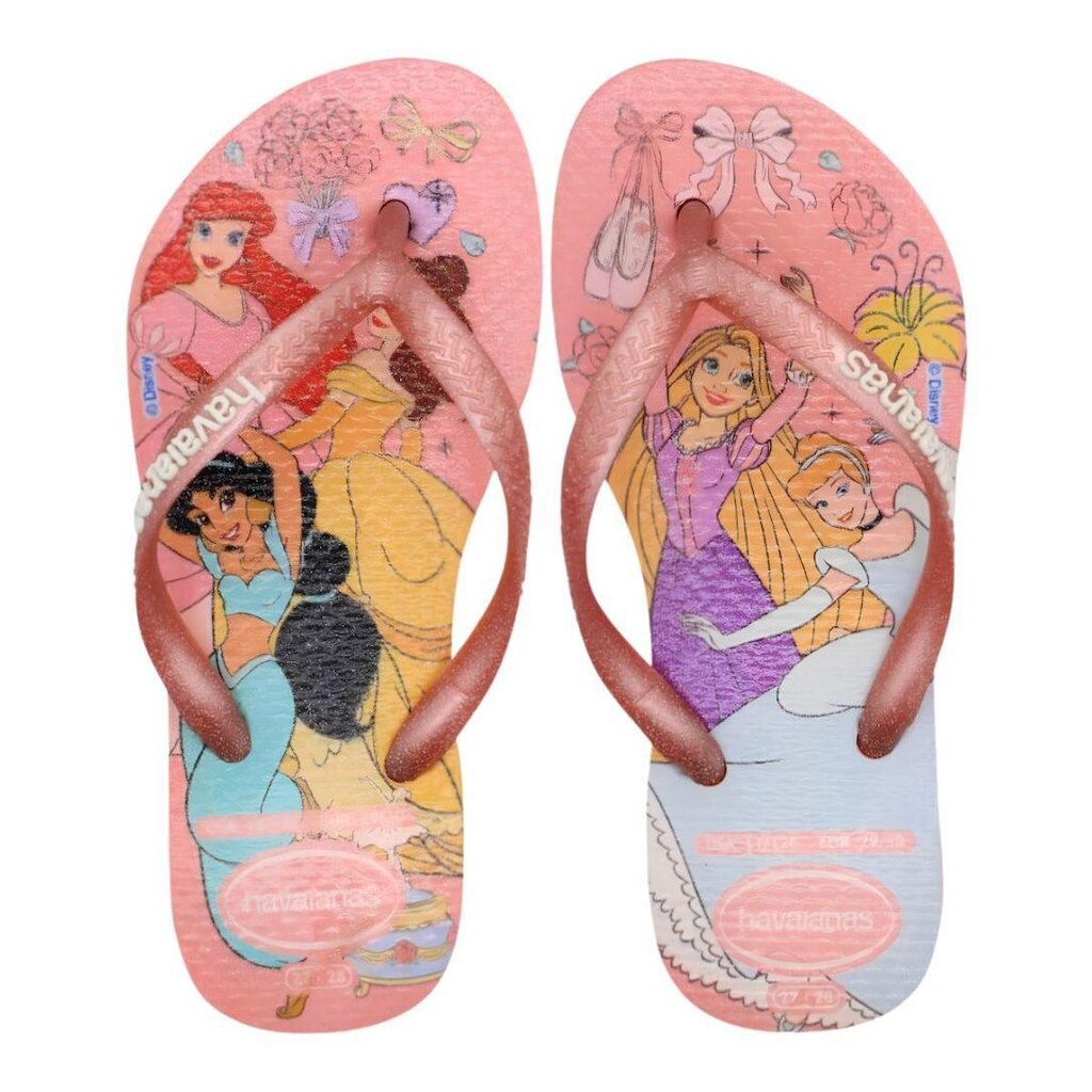 Chinelo Havaianas Infantil Meninas Princesas Slim Princess
