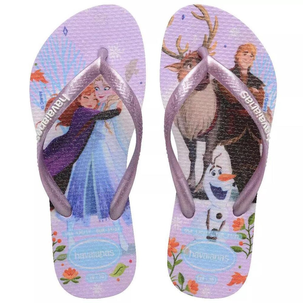Chinelo Havaianas Infantil Meninas Princesas Slim Princess