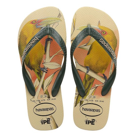 Chinelo Havaianas Ipe - Creme+Verde é boa?