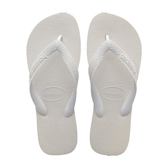 Chinelo Havaianas Kids Top - Produto Original - Branco Menor preço em Chinelo Havaianas Kids Top - Produto Original - Branco