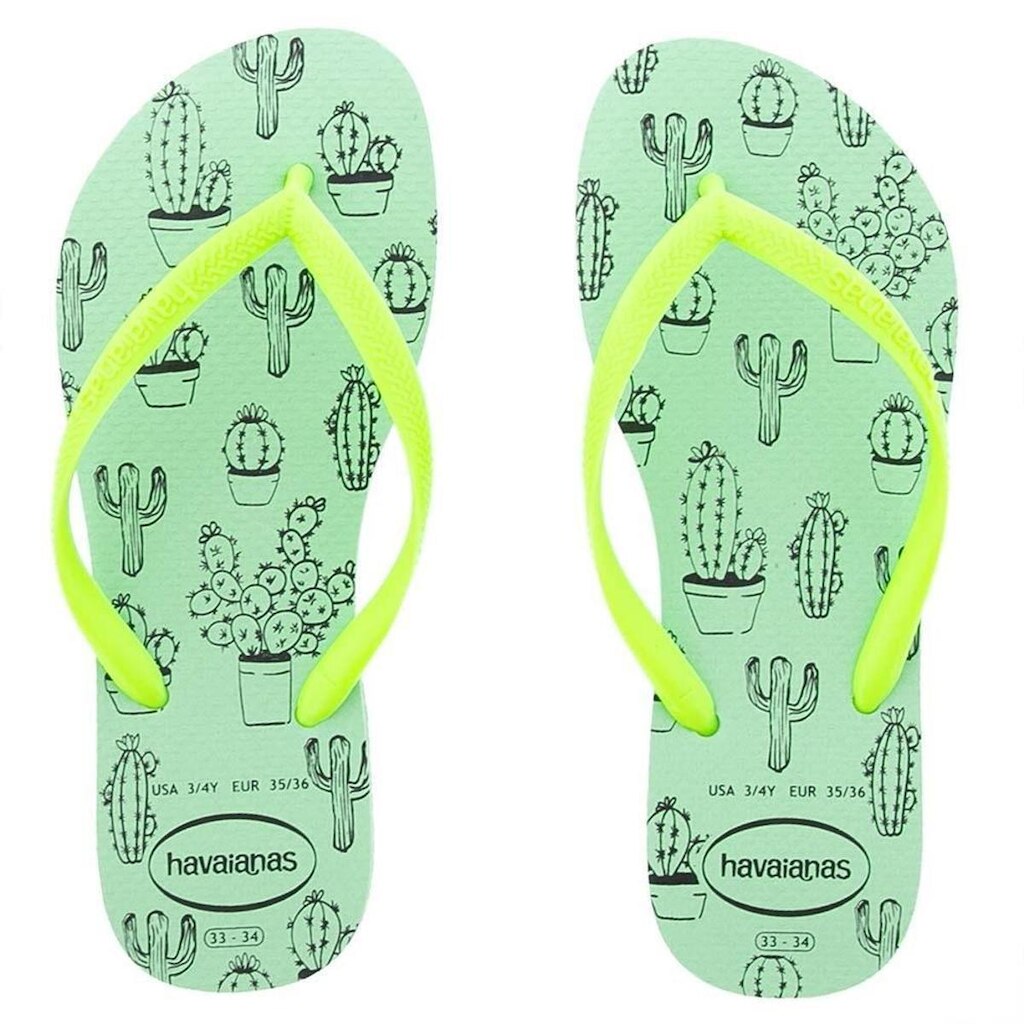 Chinelo Havaianas Slim Cactos Verde - 33