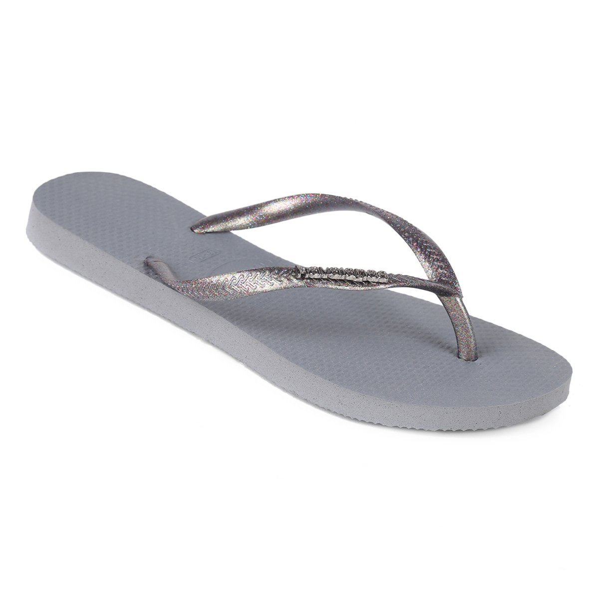 Chinelo Havaianas Slim Logo Metallic Feminina - 1