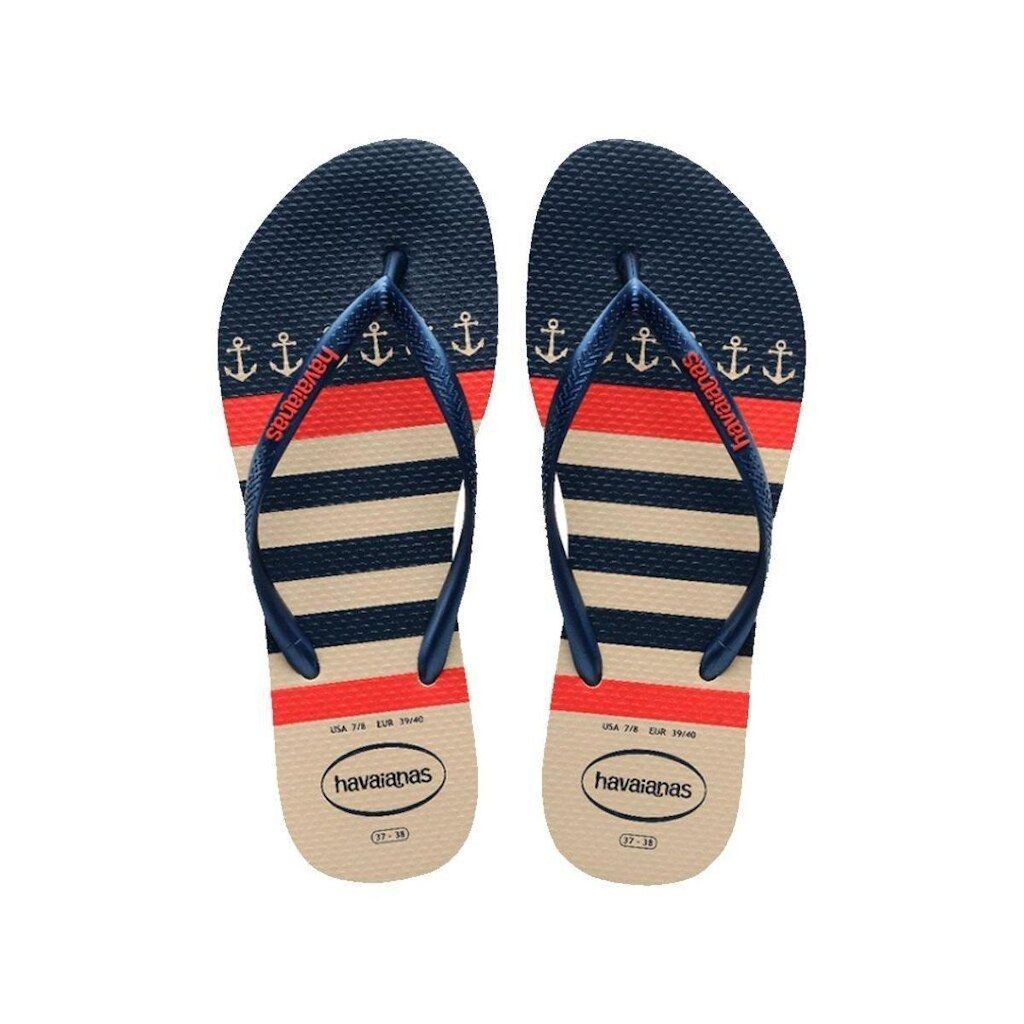 Chinelo Havaianas Slim Nautical 4137125 33/40