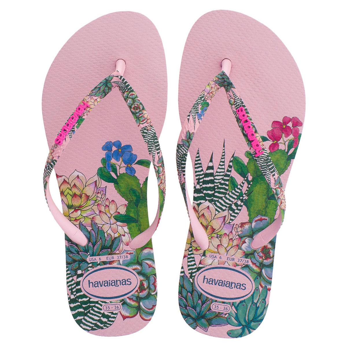 Chinelo Havaianas Slim Sensation Feminino - Rosa | Netshoes