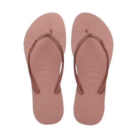 Chinelo Havaianas Slim Sparkle Il - Produto Original - Rosa Menor preço em Chinelo Havaianas Slim Sparkle Il - Produto Original - Rosa