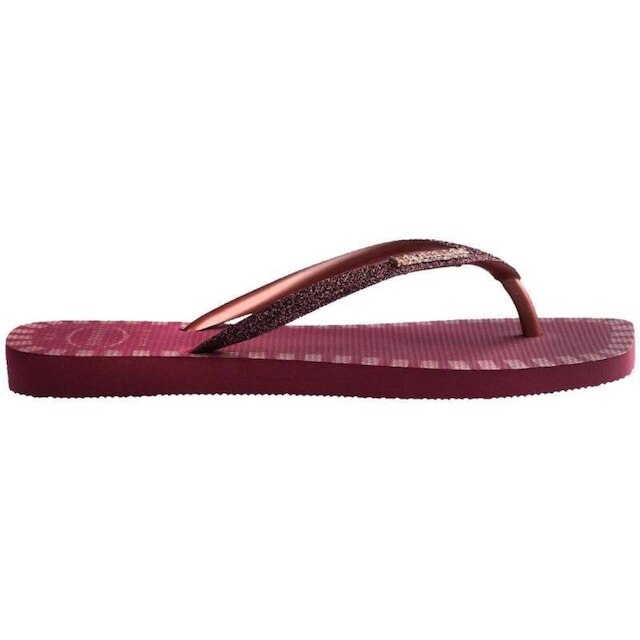 Chinelo Havaianas Slim Square Glitter Contour - Feminino