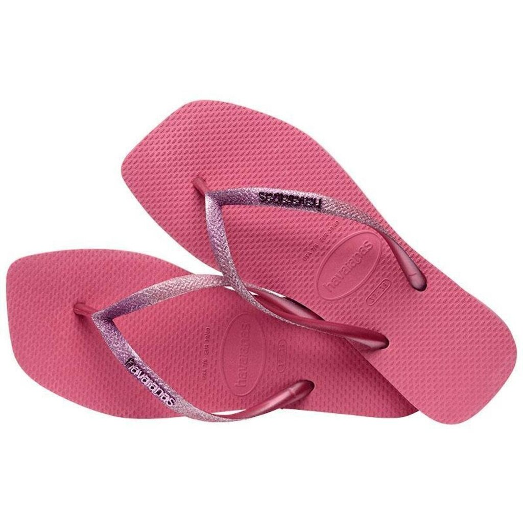 Chinelo Havaianas Slim Square Glitter Il - Produto Original