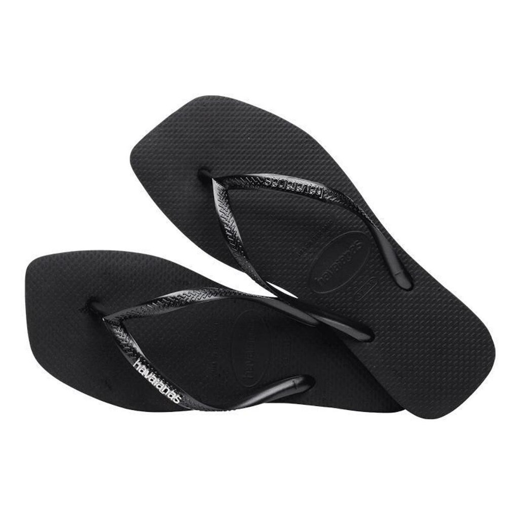 Chinelo Havaianas Slim Square Logo Metallic Il - Original