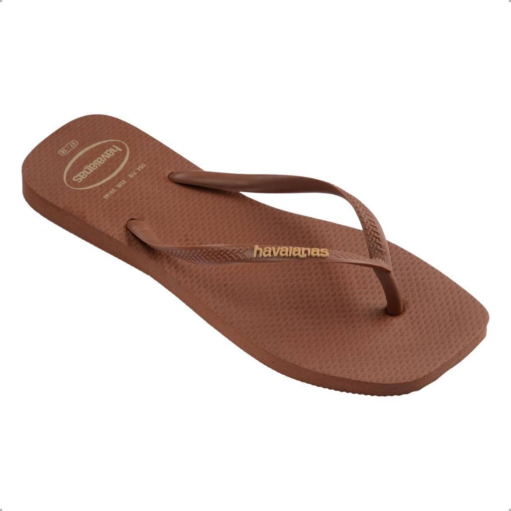 Chinelo Havaianas Slim Square Logo Pop-up Original Feminino