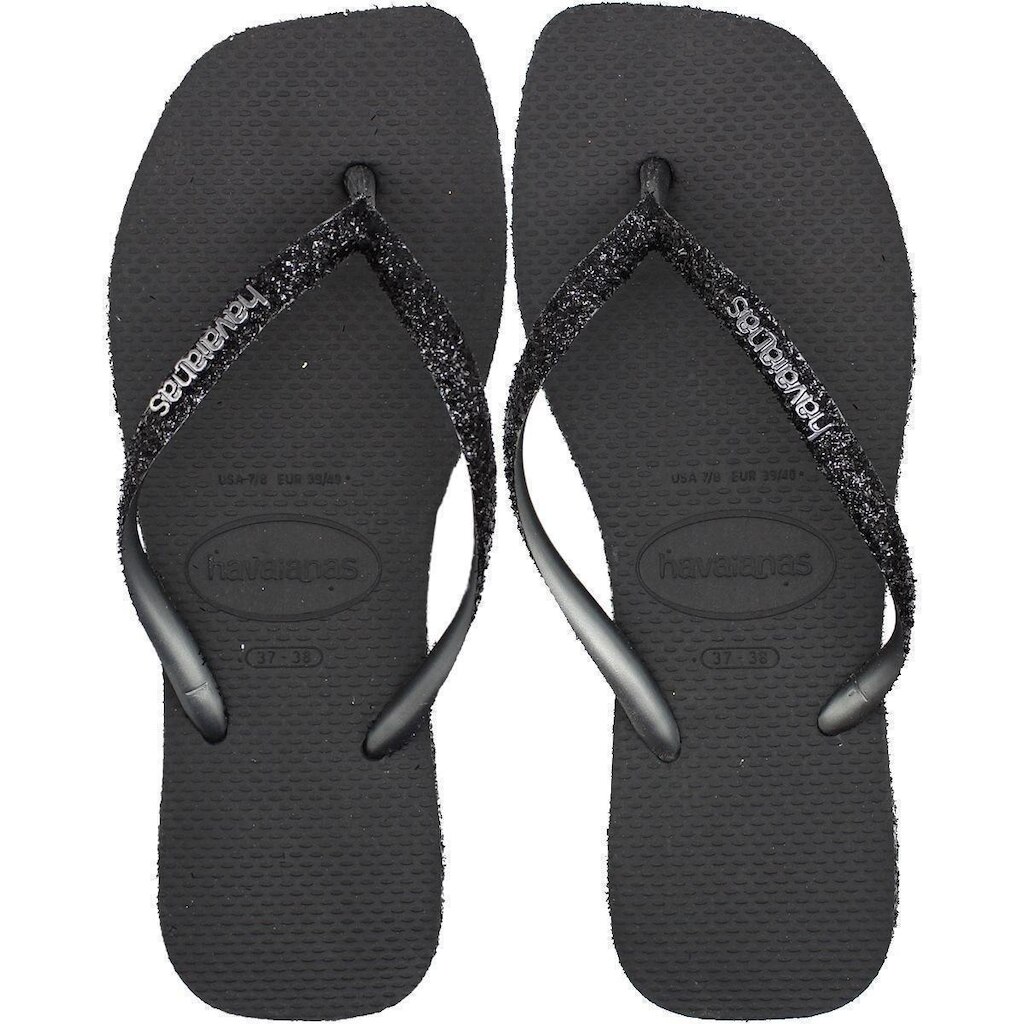 Chinelo Havaianas Slim Square Sparkle Glitter Feminino