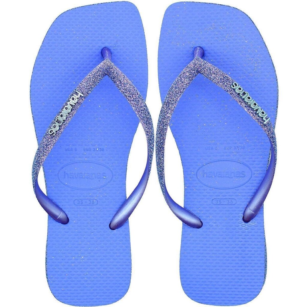 Chinelo Havaianas Slim Square Sparkle Glitter Feminino