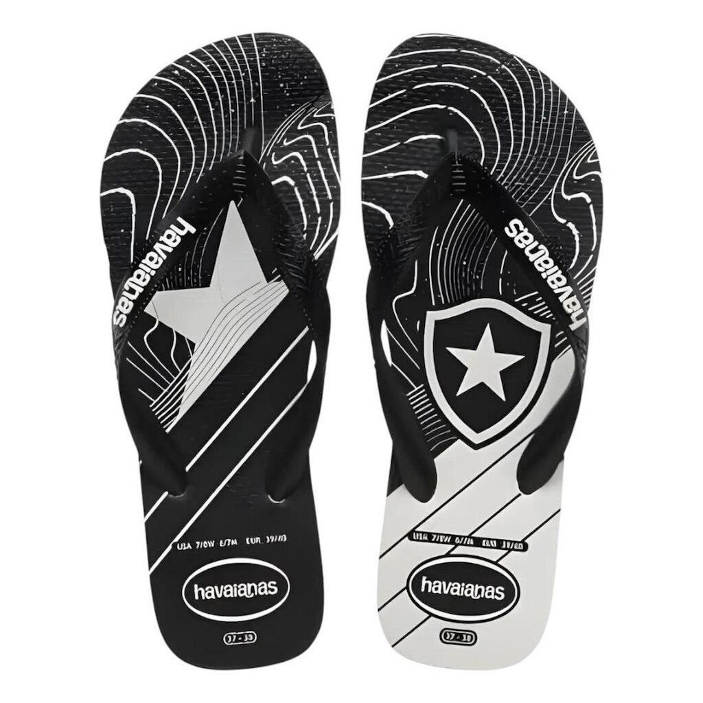 Chinelo Havaianas Top Times Botafogo Original