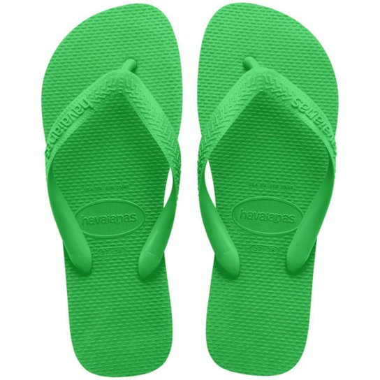 Chinelo Havaianas Top Unissex, Lançamento - Verde Menor preço em Chinelo Havaianas Top Unissex, Lançamento - Verde