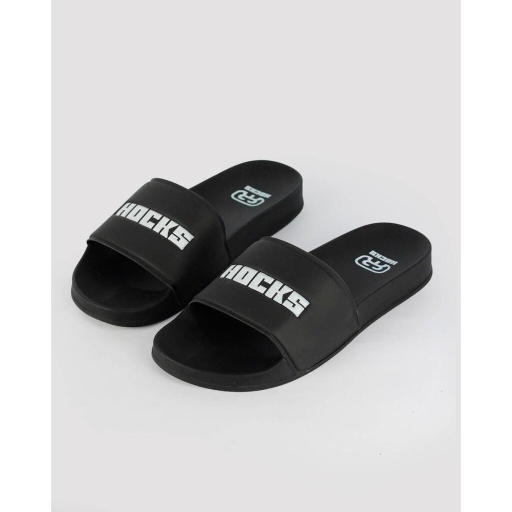 Chinelo Hocks Slide - Preto/Branco