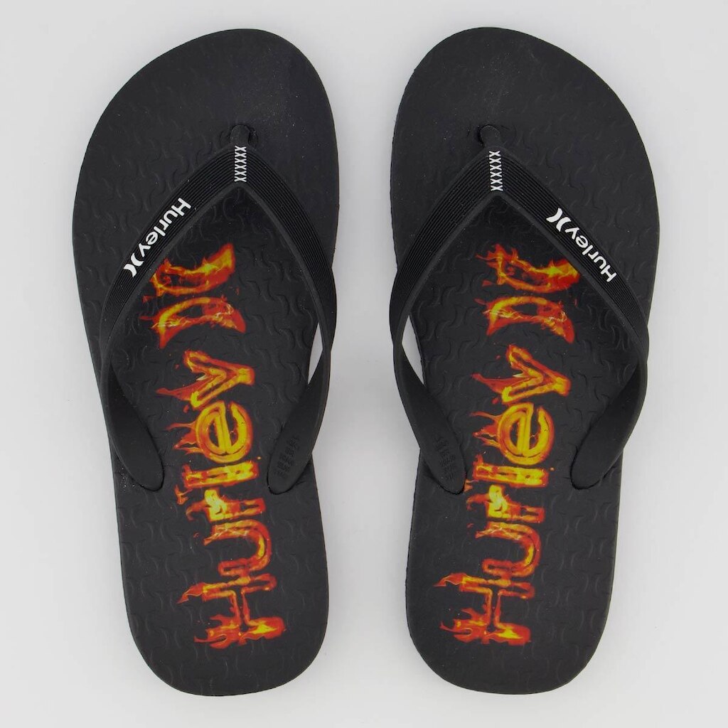 Chinelo Hurley Fire Classic Preto