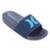 CHINELO HURLEY SLIDE ICON - Preto+Azul