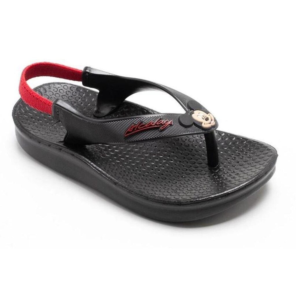 Chinelo Infantil com Elástico Baby Enfeite do Mickey