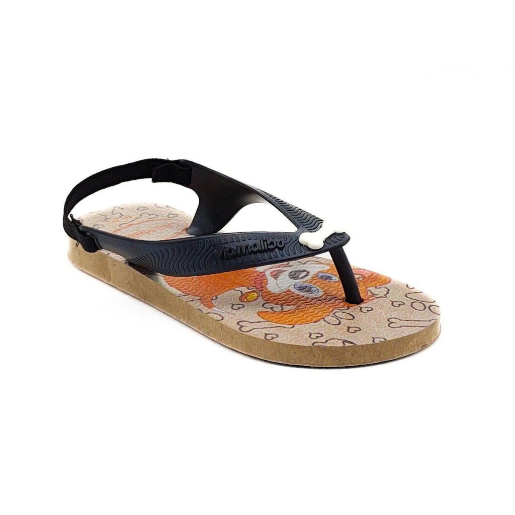 Chinelo Infantil Com Elástico De Cachorrinho Confortavel