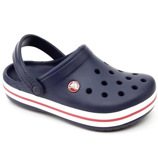 Chinelo Infantil Crocs Crocband Kids Marinho - Marinho Menor preço em Chinelo Infantil Crocs Crocband Kids Marinho - Marinho