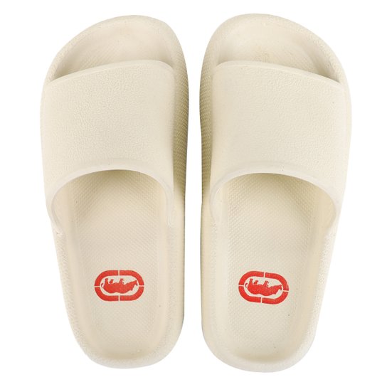 Chinelo Infantil Ecko Slide PU - Marfim Menor preço em Chinelo Infantil Ecko Slide PU - Marfim