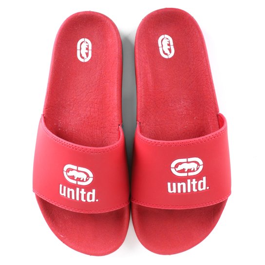 Chinelo Infantil Ecko Slide - Vermelho Menor preço em Chinelo Infantil Ecko Slide - Vermelho