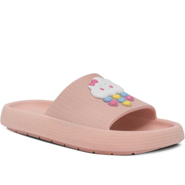 Menor preço em Chinelo Infantil Feminino Slide Moda Sandália Nuvem 12.52 - Rosa